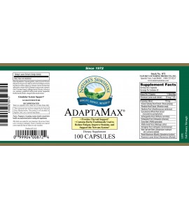 Adaptamax® (100 Caps) label