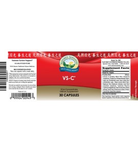 VS-C® TCM Concentrate (30 Caps) label