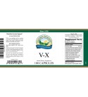 V-X (100 Caps) label