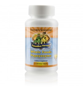 Sunshine Heroes Whole Foods Papayazyme (90 Chewable Tablets)