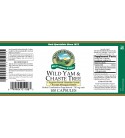 Wild Yam & Chaste Tree (100 Caps) label