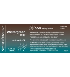 Wintergreen, Wild Essential Oil (15 ml)