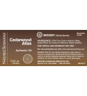 Cedarwood Authentic Essential Oil (15 ml) label