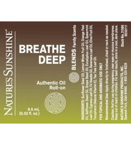 BREATHE DEEP Blend Roll-On (10 ml) label