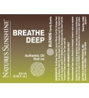 BREATHE DEEP Blend Roll-On (10 ml) label