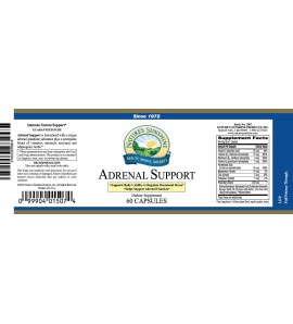 Adrenal Support (60 Caps) label