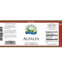 Alfalfa (100 Caps) label