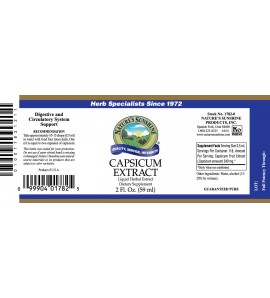 Capsicum Extract (2 fl. oz.) label