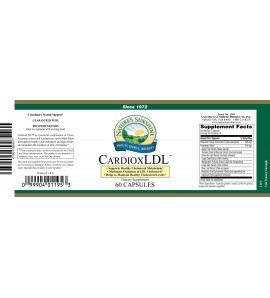 CardioxLDL ™ (60 Caps) label