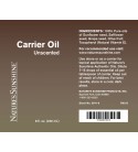 Carrier Oil (8 fl.oz.) label