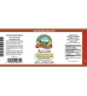 Algin (100 Caps) label