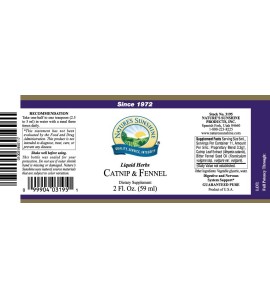 Catnip & Fennel (2 fl. oz.) label