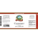 Chamomile (100 Caps) label