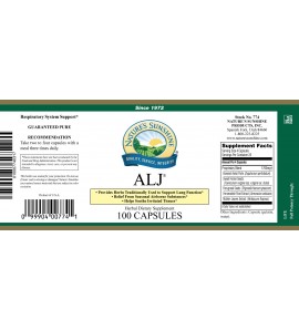 ALJ® (100 Caps) label