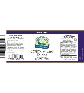 Combination CBG Extract (2 fl. oz.) label