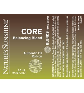 CORE Balancing Blend Roll-On (10 ml) label
