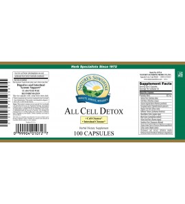 All Cell Detox (100 Caps) label