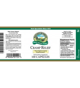 Cramp Relief (100 Caps) label