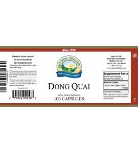 Dong Quai (100 Caps) label