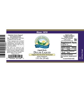 Dulse Liquid (2 fl. oz.) label