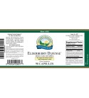 Elderberry D3fense (90 Capsules) label