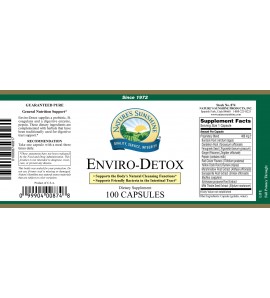 Enviro-Detox (100 Caps) label