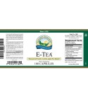 E-TEA® (100 Caps) label