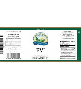 FV (100 Caps) label