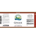 Ginger (100 Caps) label
