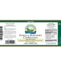 Ginkgo & Hawthorn Combination (100 Caps) label