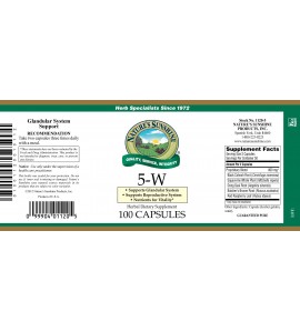 5-W (100 Caps) label