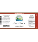 Gotu Kola (100 Caps) label