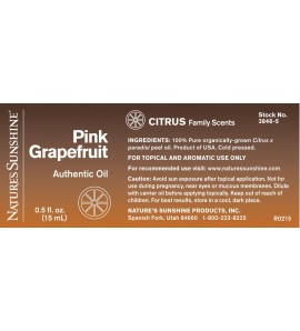 Pink Grapefruit (15 ml) label