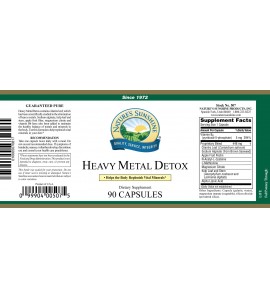 Heavy Metal Detox (90 Caps) label