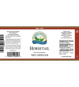 Horsetail (100 Caps) label