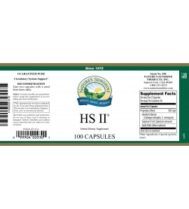 HS II® (100 Caps) label