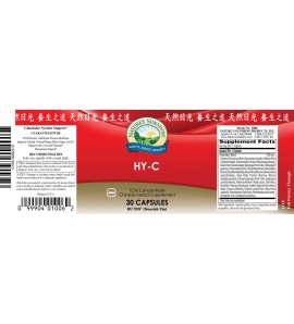 HY-C TCM Concentrate (30 Caps) label