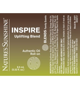 INSPIRE Uplifting Blend Roll-On (10 ml) label