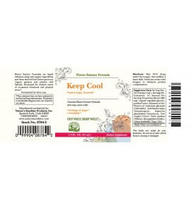 Keep Cool (Vented Anger Formula) (2 Fl Oz) label