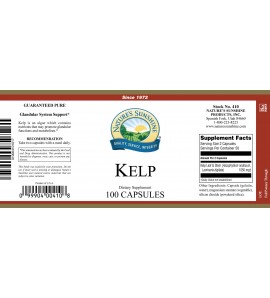 Kelp (100 Caps) label