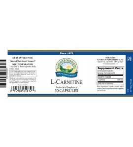 L-Carnitine (30 Caps) label