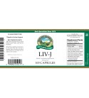 LIV-J (100 Caps) label