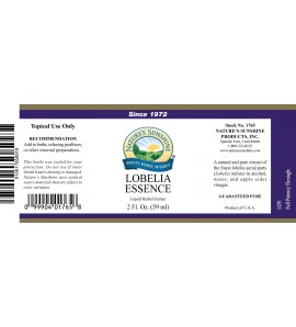 Lobelia Essence (2 fl. oz.) label