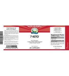 7-Keto™ (30 Caps) label