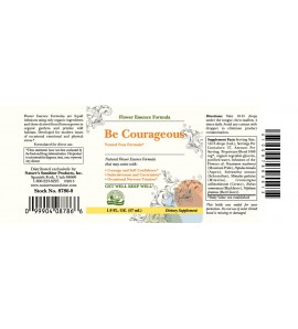 Be Courageous (Vented Fear Formula) (2 Fl Oz) label