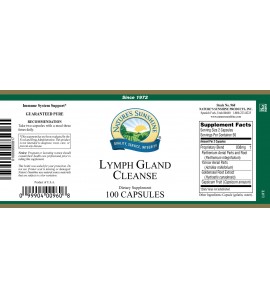 Lymph Gland Cleanse (100 Caps) label