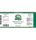 Marshmallow & Fenugreek (100 Caps) label