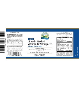 Liquid - Methyl Vitamin B-12 Complete label