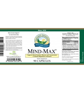 Mind-Max (90 Caps) label