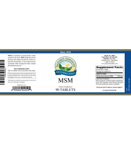 MSM (90 Tabs) label MSM (90 Tabs) label